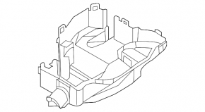 Lower cover of the fuse box under the hood Hyundai Elantra 21-