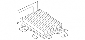 Audio amplifier Kia Soul 14-16