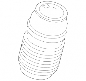 Rear left air spring for Porsche Panamera 14-16