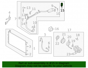 Kia Sportage 23-26 2.5 Air Conditioner Heater Valve