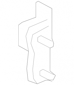 Upper rear left door hinge for Mercedes A-class V177 19-22