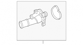 Thermostat housing Ford Focus mk3 11-18 2.0