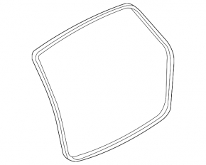 Rubber seal for tailgate Mazda CX-7 06-09