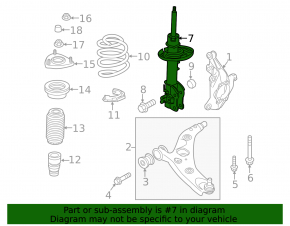 Shock absorber front right Mazda CX-5 17- 2.5T