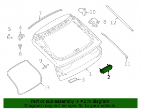 Ford Mustang Mach-E 21-26 Tailgate Damper