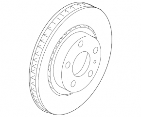 Front left brake disc Mazda CX-9 16-