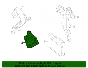 Navigation Microphone Mazda CX-9 16-20