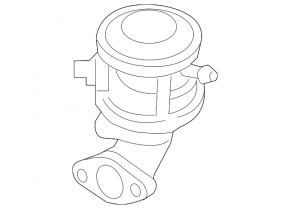 EGR valve left Audi Q7 4L 10-15