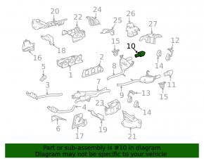 Exhaust pipe tip right Mercedes X164 GL W164 ML