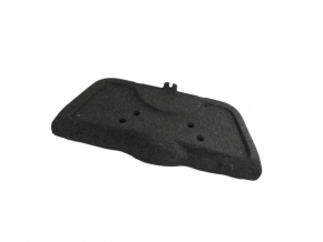 Trunk door trim Fiat 500 12-19 black