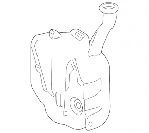 Chevrolet Volt 16 Windshield Washer Reservoir - Without Lid