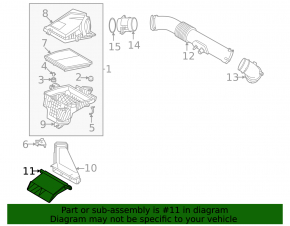 Air intake Hyundai Tucson 22-25 1.6T HEV
