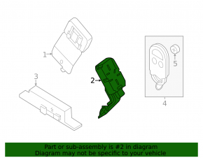 CONTROLLER ASSY-KEY LESS Nissan Leaf 13-17
