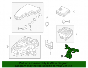 Honda Insight 19-22 Large Underhood Fuse Box Bracket