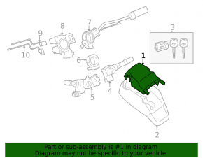 Toyota Sequoia 08-19 Steering Column Bezel