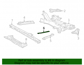 Lexus CT200h 11-17 Front Subframe Strut