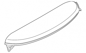 Mini Cooper F56 3d 14-21 Trunk Door Spoiler with Corners