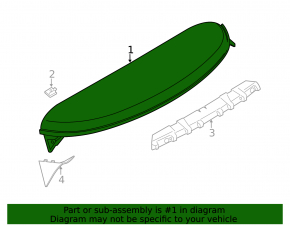 Mini Cooper F56 3d 14-21 Trunk Door Spoiler with Corners