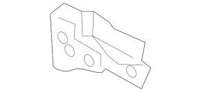 Front fender apron bracket, left Lexus IS 14-20