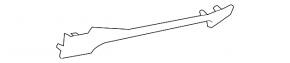 Lexus CT200h 11-17 central dashboard trim, beige