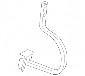 Trunk lid hinge left VW Passat b8 16-19 USA