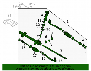 Steering rack Hyundai Elantra UD 11-16