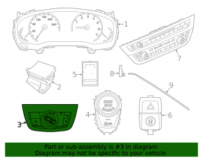 Light control BMW X3 G01 18-19 under LED PTF