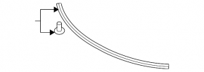 Hood seal long Nissan Murano z51 09-14