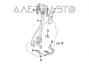 Front right belt tensioner for Lexus RX300 RX330 RX350 RX400h 04-09