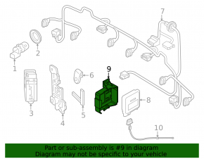 HOMELINK Control Unit Bracket Audi Q5 80A 18-24