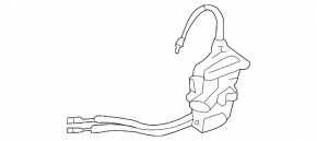Front right door lock Hyundai Sonata 11-15