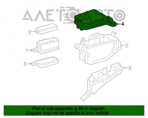 Toyota Highlander 14-16 3.5 Underhood Fuse Box Cover