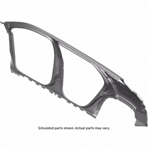Quarter wing rear right GMC Terrain 18- on the body, graphite, dent, bump