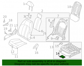 Seat Control Module Hyundai Sonata 20-