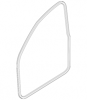 Door seal front left Audi A4 B8 08-16