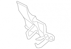 Bonnet hook Audi A4 B8 08-16
