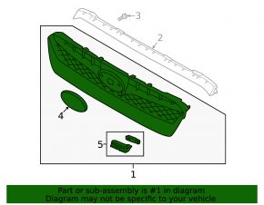 15-17 Subaru WRX grille