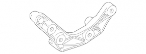Front axle bracket Mercedes W213 E 300/43 17-19 AWD
