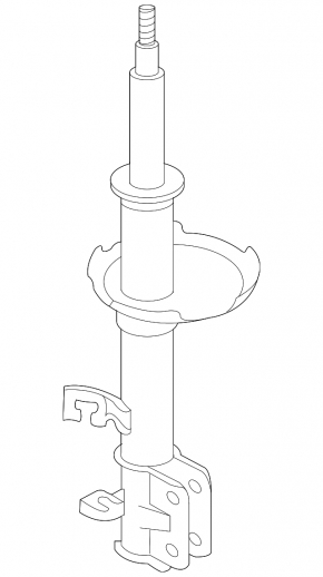 Shock absorber front right Nissan Versa Note 13-19