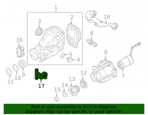 Left gearbox bracket for Mazda CX-7 06-12