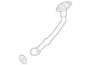 Oil drain pipe for Audi A3 8V 15-16 2.0 TDI turbocharger