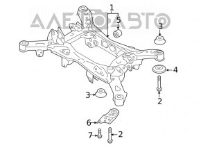 Subframe rear Subaru Forester 19- SK