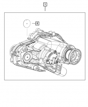 Transfer case Jeep Grand Cherokee WK2 14-21 2 speed 91k