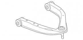 Upper control arm, front right, Infiniti QX56 QX80 11-20
