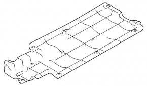 Right underbody protection for Subaru Crosstrek 18-23