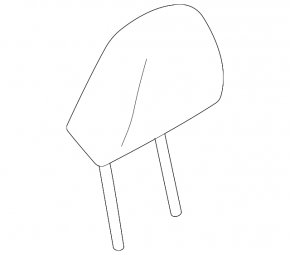 Front right headrest Subaru Outback 20-25 beige leather