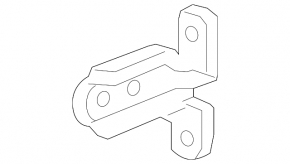 Lower rear left door hinge for an 2013 Acura MDX