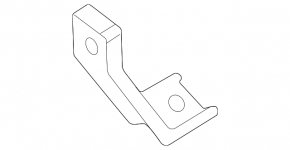 Lower rear bumper reinforcement bracket for Hyundai Sonata 20-23 Korea