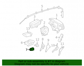 Airbag sensor front right Lexus ES300 ES330