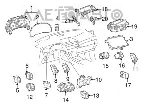 Start\stop button Lexus RX350 RX450h 10-15 type 1